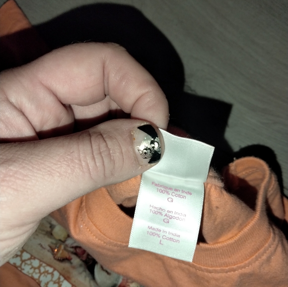 VINTAGE Coral Starfish Carmel California USA destination tee by LAT sparkly  NEW - Picture 3 of 4